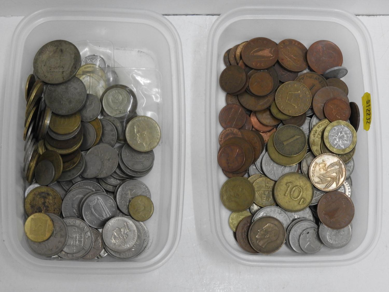 2x Tubs of Coins