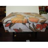 Footstool and Contents - Sewing Items