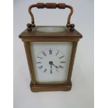 Brass Carriage Clock - As Found