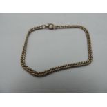 9ct Gold Bracelet - 17cm Long