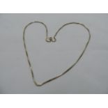 9ct Gold Necklace - 4.1gms - 46cm Long