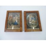 Pair of Framed Hand Tinted Engravings - Published by Hinton 1807/8