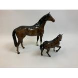 2x Beswick Horses