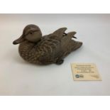 Limited Edition Poole Pottery Mallard by Barbara Linley Adams - Number 186 of 1000