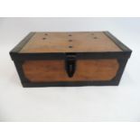 Oak Metal Bound Box - 56cm Wide x 33cm Deep x 23cm High