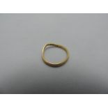 22ct Gold Ring - 1.6gms - Out of Shape