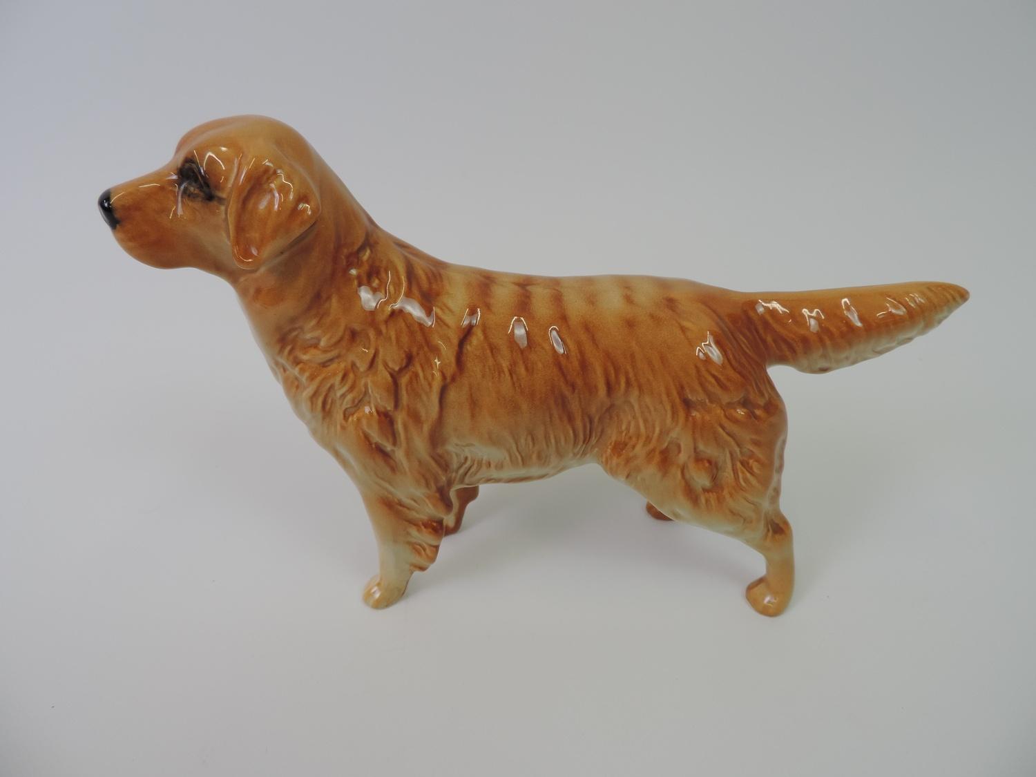 Beswick Dog - Golden Retriever - 20cm Long