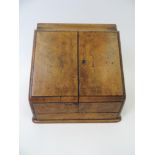 Victorian Walnut Desk Cabinet - 23cm High