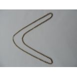 9ct Gold Necklace - 5.5gms - 58cm Long