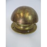 Heavy Brass Adjustable Ships Vent - 12cm High x 17cm Diameter