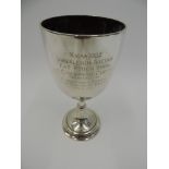 Silver Trophy Engraved - Xmas 1922 Umberleigh Auction Fat Stock Show Champion Cup Presented by