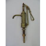Brass Oil Pump Marked: 41V/90 - 39cm Long