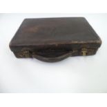 Small Brown Leather Case Brachers Maker - 34cm x 23cm