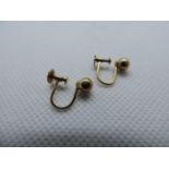 Pair of 9ct Gold Earnings - 1.3gms