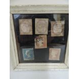 Framed Victorian Stamps