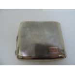 Silver Cigarette Case Vacant Cartouche - Spilt to Case as Seen in Image