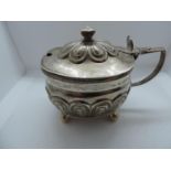 Georgian Silver Lidded Preserve Pot - 150gms