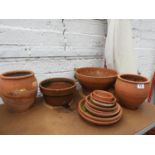 Quantity of Terracotta Planters