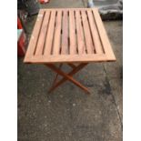 Folding Wooden Garden Table