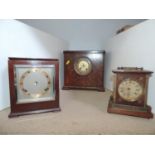 3x Mantel Clocks