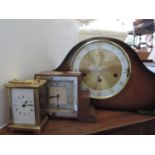 2x Mantel Clocks and Carriage Clock