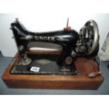 Hand Crank Singer Sewing Machine