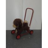 Child's Push Along Dog Toy