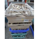 Large Quantity of Driftwood - IMPORTANT NOTE Crates not included in this Lot