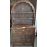 Oak Arch Topped Dresser - NB: Woodworm