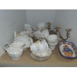 Quantity of China Part Tea Sets - Quimper Dish etc