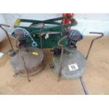 2x Oil Lamps and Briquette Maker