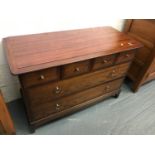 Stag Four over Two Chest of Drawers