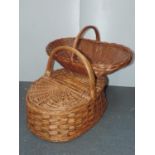 2x Wicker Baskets