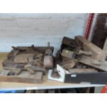 Quantity of Old Wood Planes