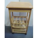 Lightwood Kitchen Trolley