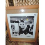 Framed Audrey Hepburn Print
