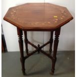 Edwardian Mahogany and Inlay Occasional Table