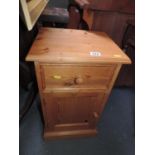 Solid Pine Bedside Cabinet