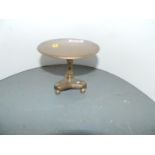 Miniature Brass Tripod Tilt Top Table