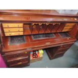 Victorian Mahogany Cylinder Desk