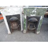 2x Victorian Cast Iron Fireplaces