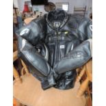 Richa Leather Motorcycle Jacket - Size 42