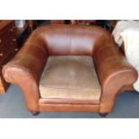 Large Leather Armchair