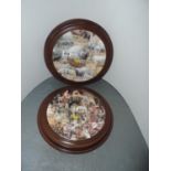 Framed Wall Hanging - Royal Doulton Collectors Plates