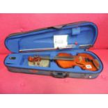 Cased Students Violin