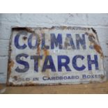 Enamel Sign - Coleman's Starch