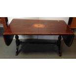 Inlaid Drop Flap Occasional Table