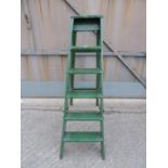 Painted Wooden Step Ladders