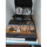 Quantity of DVDs - Napoleonic Wars Book etc