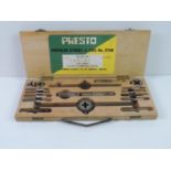 Wood Cased Tap and Die Set